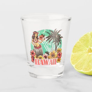 Verre A Shot Retro Hawaii