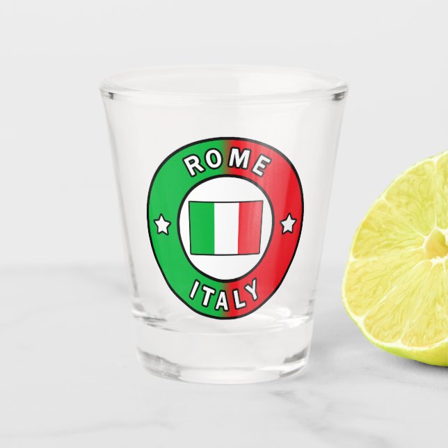 Verre A Shot Rome Italie (Devant)