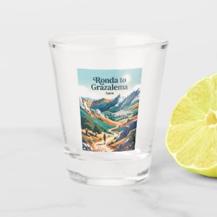 Verre A Shot Ronda à Grazalema Espagne