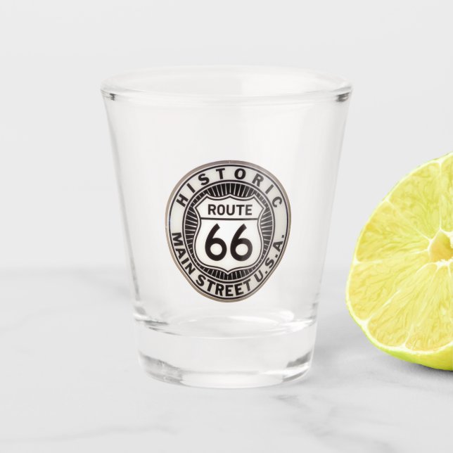 Verre A Shot  Route 66 (Devant)