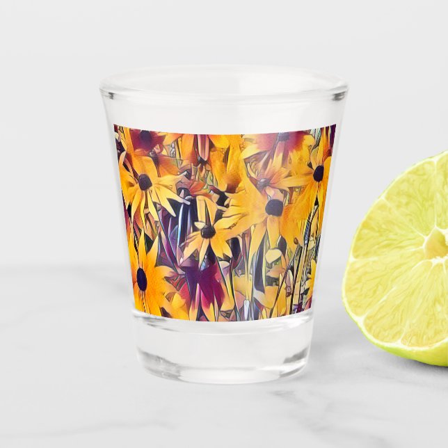 VERRE A SHOT RUDBECKIAS (Devant)