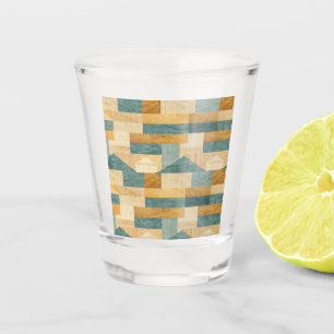 Verre A Shot Rustique/Cabine/Lodge/Montagne