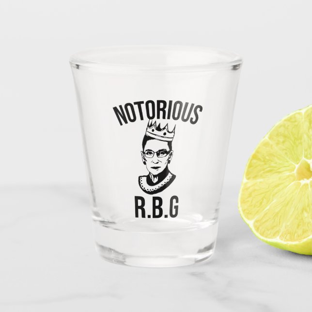 Verre A Shot Ruth Bader Ginsburg Mug, Rbg Mug, Célèbre Rbg (Devant)