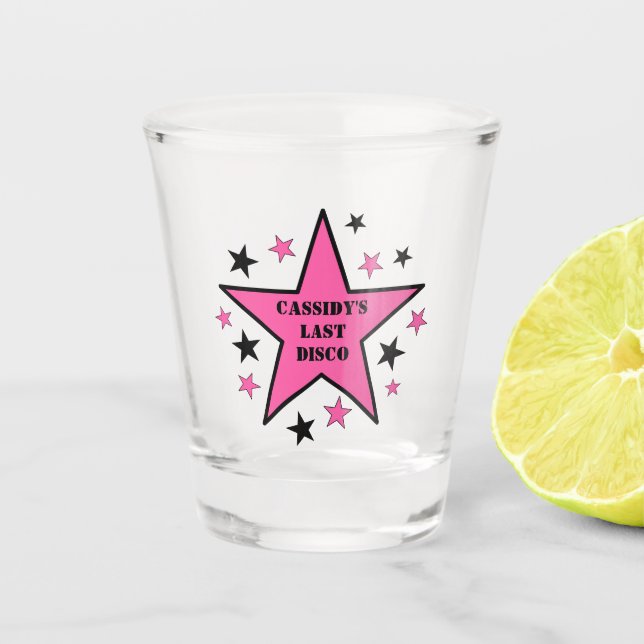 Verre A Shot Sa Dernière soirée de bachelorette de la disco (Devant)