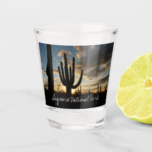 Verre A Shot Saguaro Sunset II Arizona
