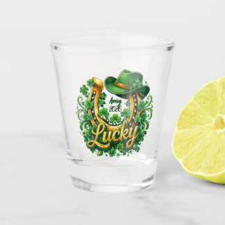 Verre A Shot Saint-Patrick personnalisable