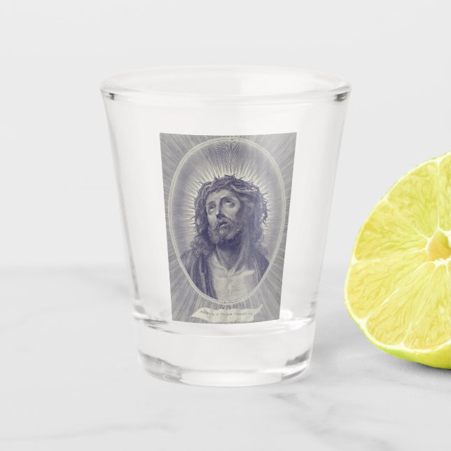 Verre A Shot Sainte Face de Jésus (Devant)