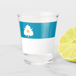 Verre A Shot Salt Lake City (Utah) city flag Shot Glass