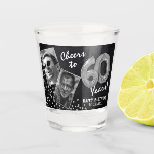 Verre A Shot Salutations aux années 60e anniversaire 2 Photo