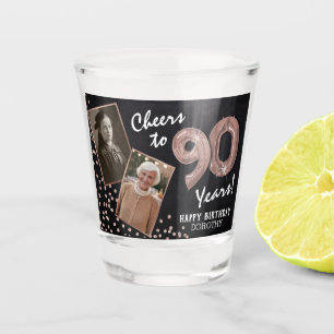 Verre A Shot Salutations aux années 90e anniversaire 2 Photo