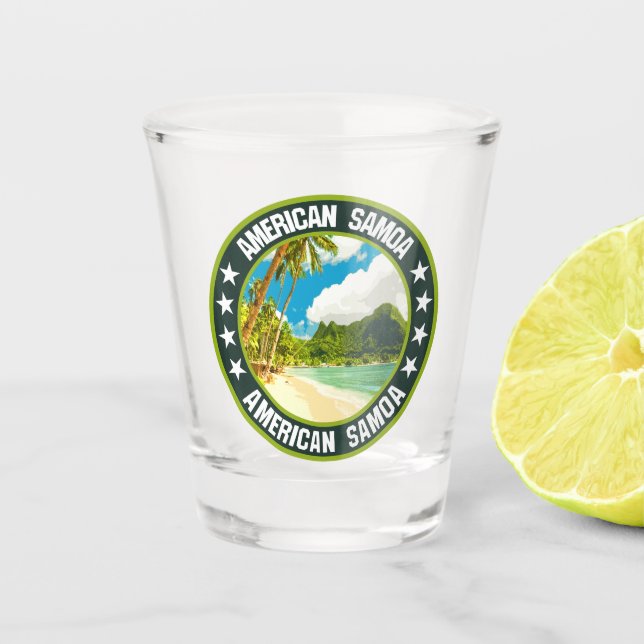 Verre A Shot Samoa américaines (Devant)
