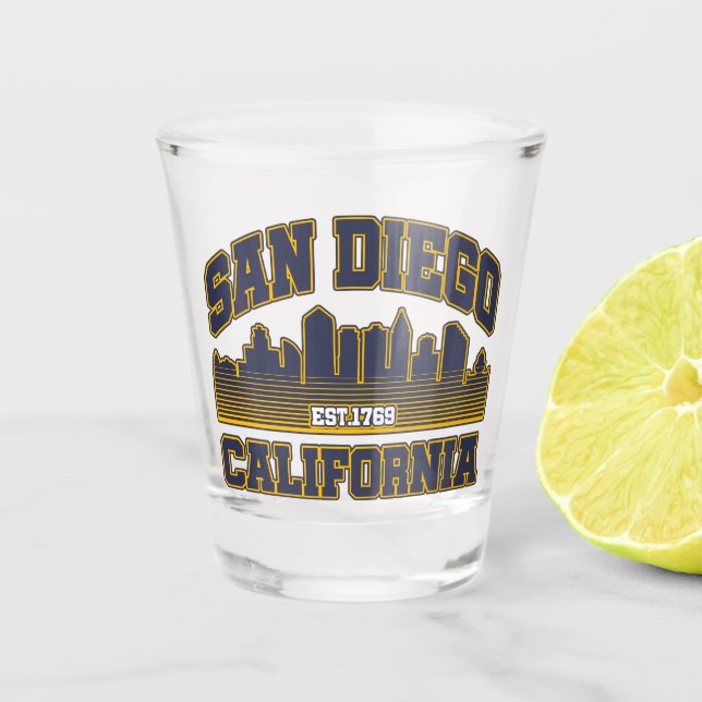 Verre A Shot San Diego, Californie (Devant)