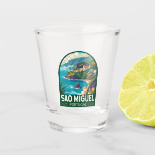 Verre A Shot Sao Miguel Island Portugal Travel Art