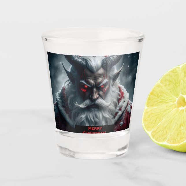 Verre A Shot Satanic Santa (Devant)