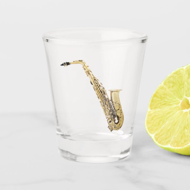 Verre A Shot Saxophone Shot Glass (Devant)