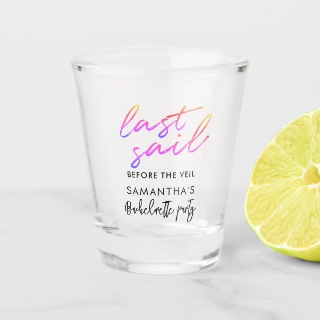 Verre A Shot Scénario de l'enterrement de vie de jeune fille We (Devant)