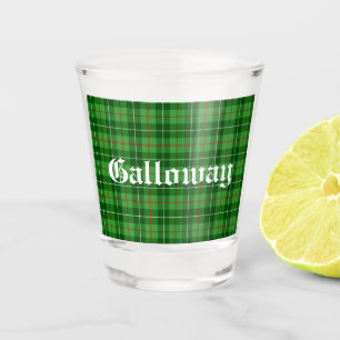 Verre A Shot Scotland Galloway District Tartan