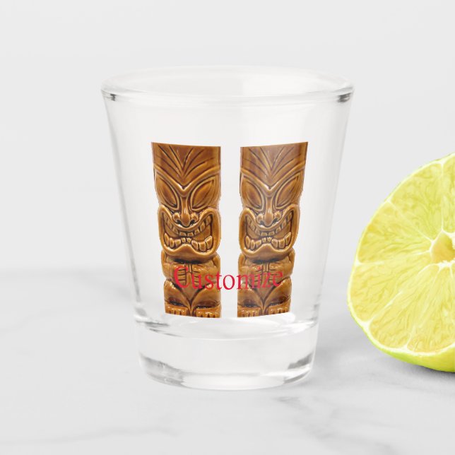 Verre A Shot Sculpture Gold Tiki Thunder_Cove  (Devant)