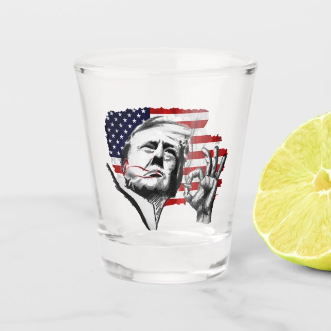 Verre A Shot Se battre (Devant)