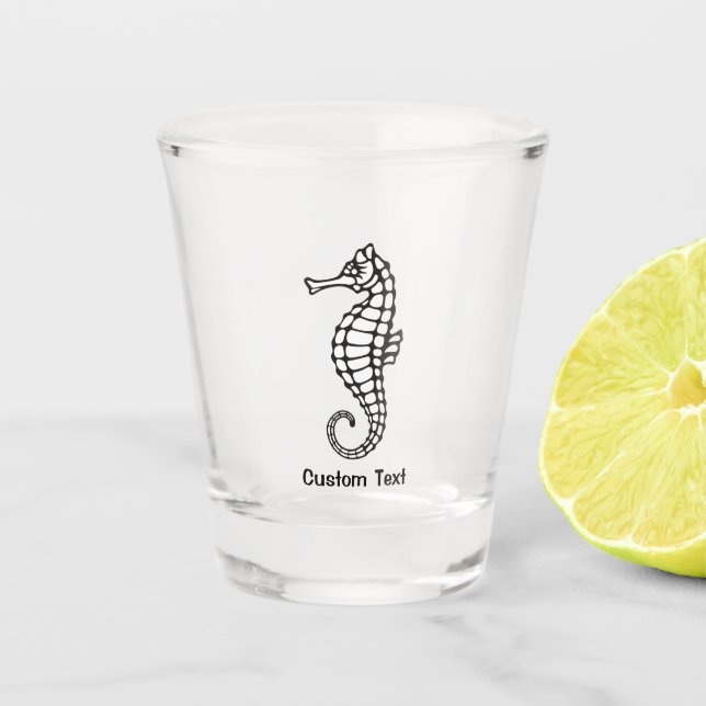 Verre A Shot Seahorse Black (Devant)