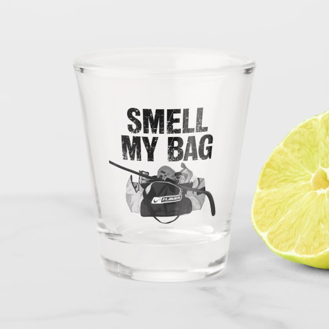 Verre A Shot Sentez mon sac (la puanteur d'hockey) (Devant)