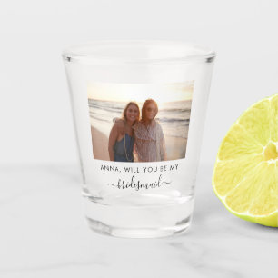 Verre A Shot Serez-Vous Ma Proposition De Mariage De Bridesmaid