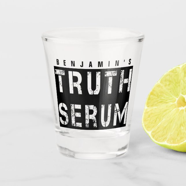 Verre A Shot Série de vérité personnalisée (Devant)