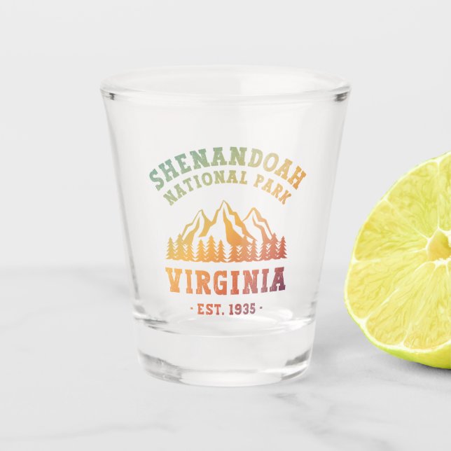 Verre A Shot Shenandoah National Park Virginia USA (Devant)