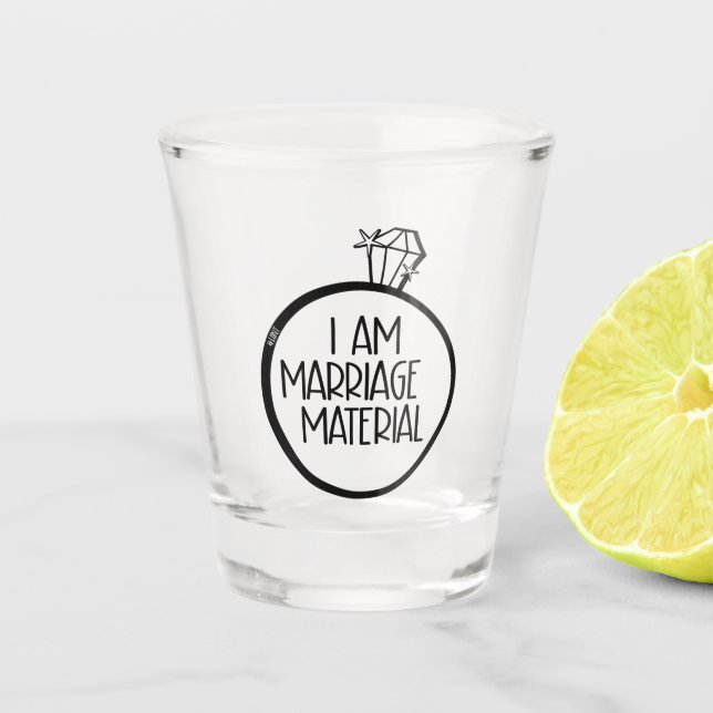 Verre A Shot Shot glass with funny meme (Devant)