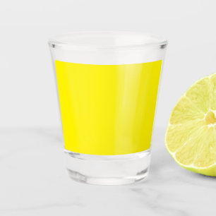 Verre A Shot simple couleur solide minimale personnalisée     