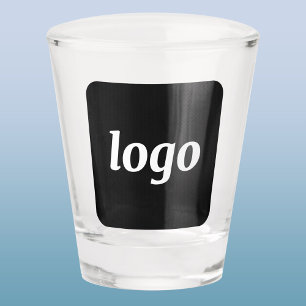 Verre A Shot Simple logo de promotion de la marque commerciale