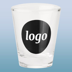 Verre A Shot Simple logo promotionnel entreprise de branding