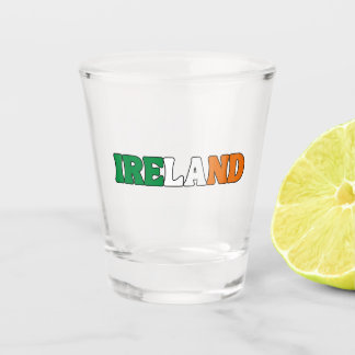 Verre A Shot Simple Modern Irlande National Flag Appareils