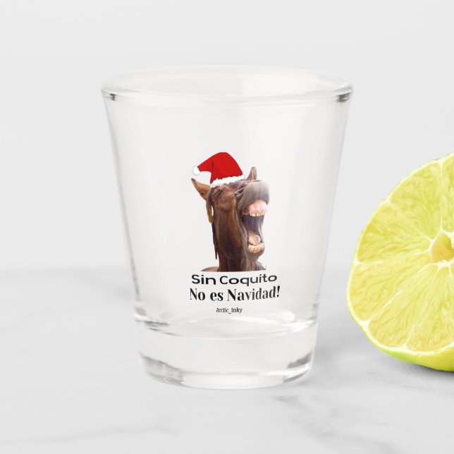 Verre A Shot Sin Coquito No Es Navidad (Devant)