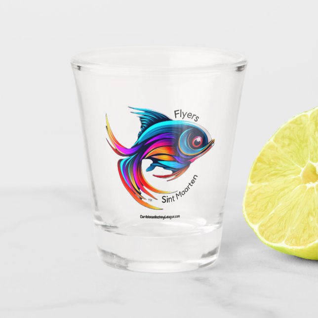 Verre A Shot Sint Maarten Flyers of the CaribbeanHockeyLeague (Devant)