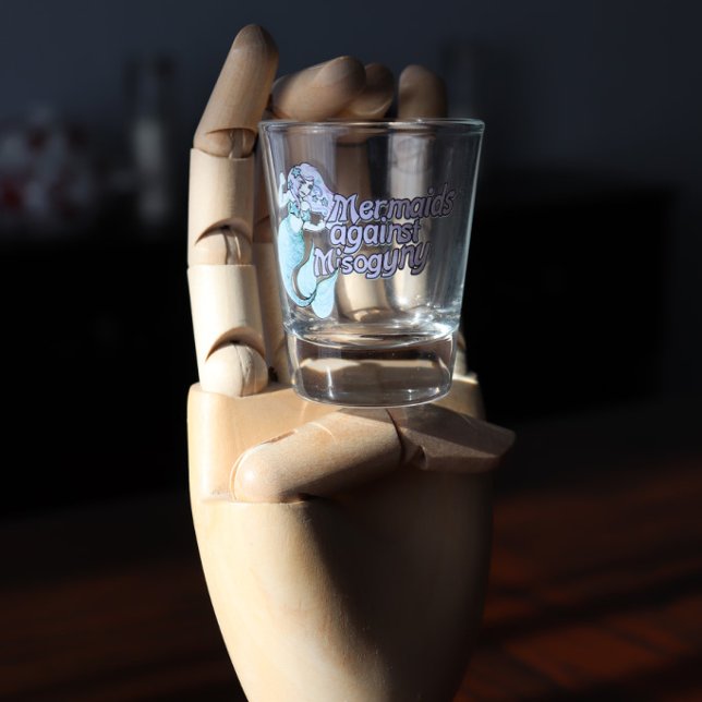 Verre A Shot Sirènes contre la misogynie oeuvre féministe de si (Créateur téléchargé)