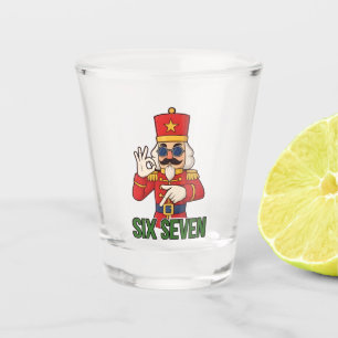 Verre A Shot Six Seven Bonhomme de Noël Casse-Noisette 6 7 Xmas