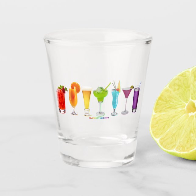 Verre A Shot SlipperyJoe's cheers alcools cocktails LGBTQIA gay (Devant)