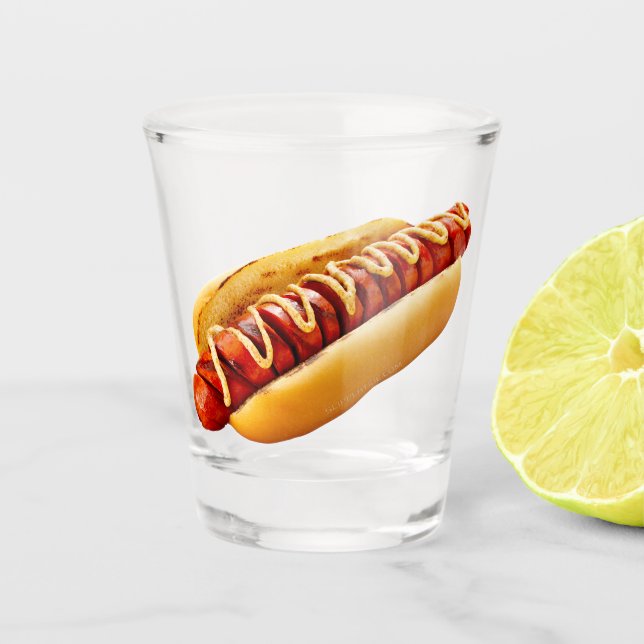 Verre A Shot SlipperyJoe's hot dog niché doucement pain jaune v (Devant)
