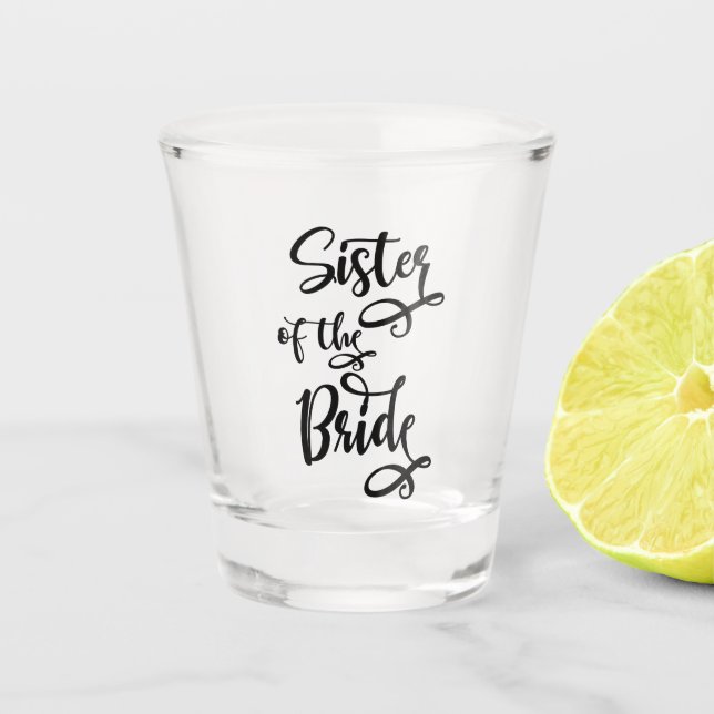 Verre A Shot Soeur de la mariée (Devant)