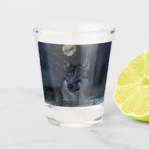 Verre A Shot Soirée Wolf Spirit Moon