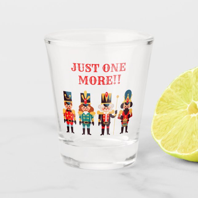 Verre A Shot Soldats du jouet Nutcracker (Devant)