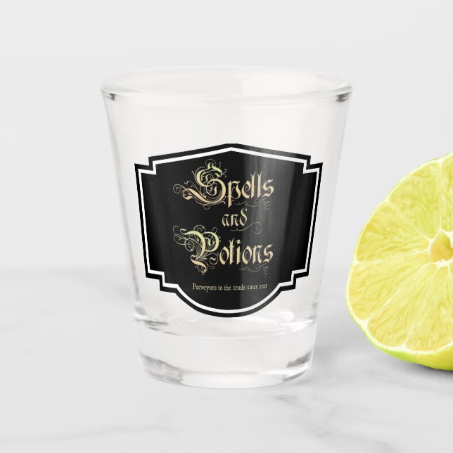 Verre A Shot Sorts et Potions (Devant)