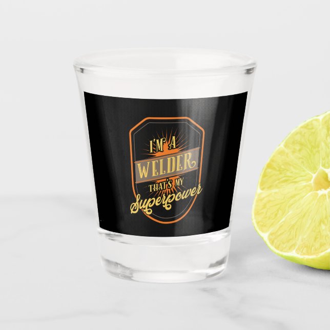 Verre A Shot Soudage soudeur (Devant)