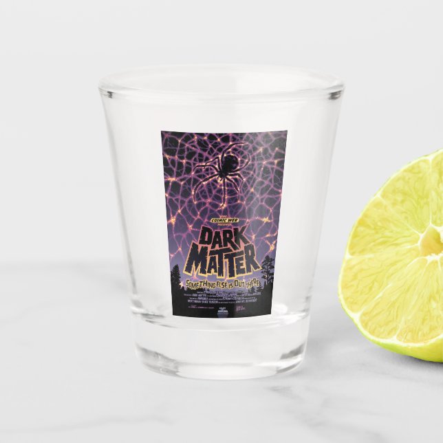 Verre A Shot Spider Cosmic Web, Galaxie d'Halloween des horreur (Devant)