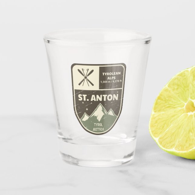 Verre A Shot St Anton Tyrol Alpes Tyrol Autriche (Devant)
