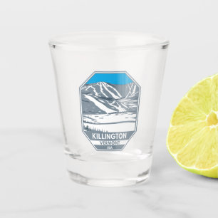 Verre A Shot Station de ski de Killington Hiver Vermont