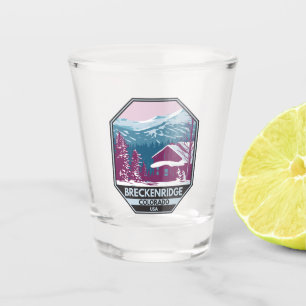 Verre A Shot Station de ski d'hiver de Breckenridge Colorado