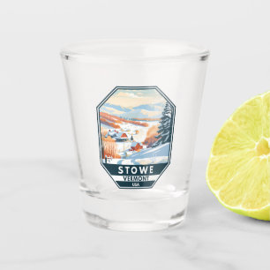 Verre A Shot Stowe Vermont Vintage hiver