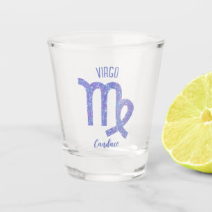 Verre A Shot SYMBOLE D'Astrologie Virgo Cute Personnalisé